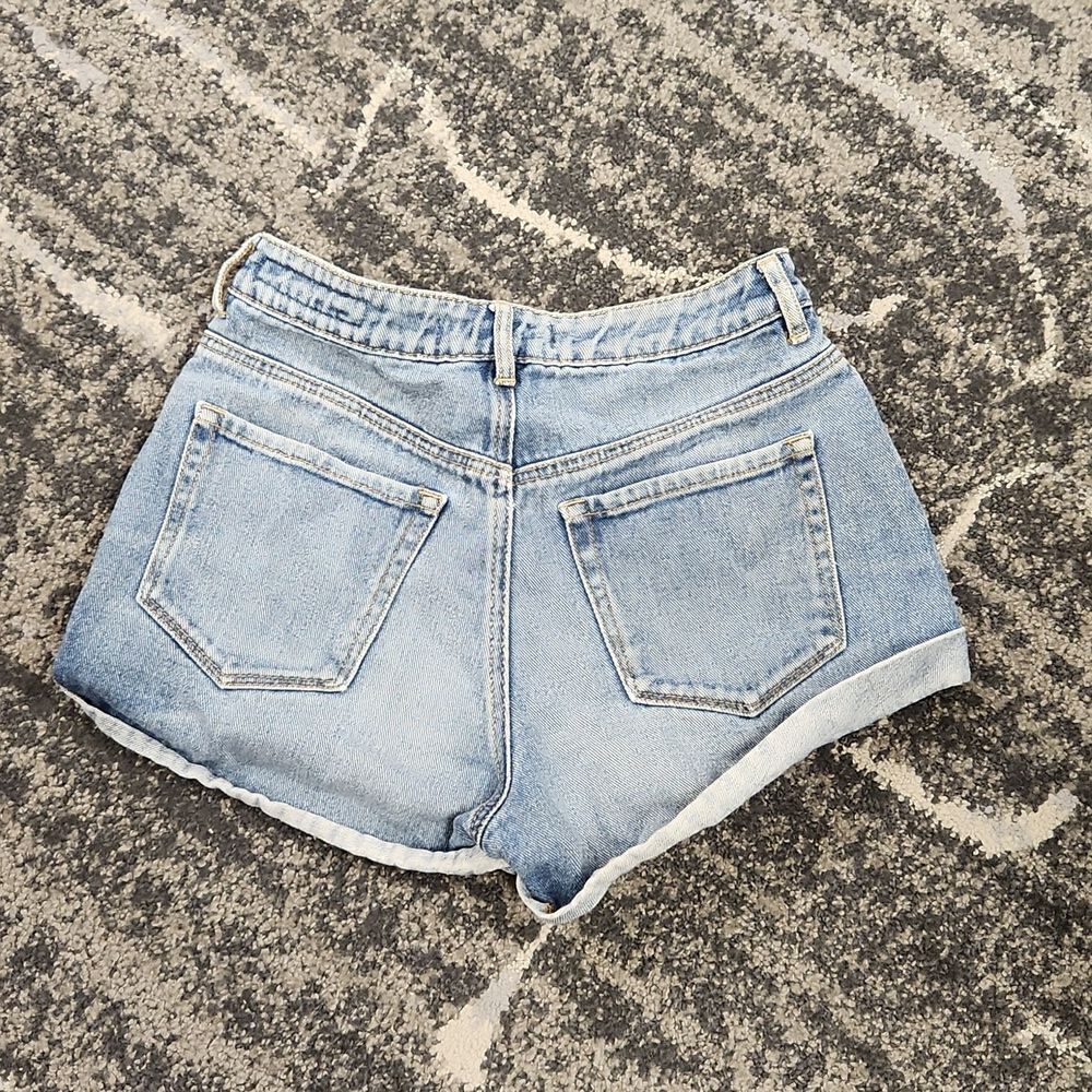 Bullhead High Rise Denim Jean Shorts 26 - Picture 2 of 4